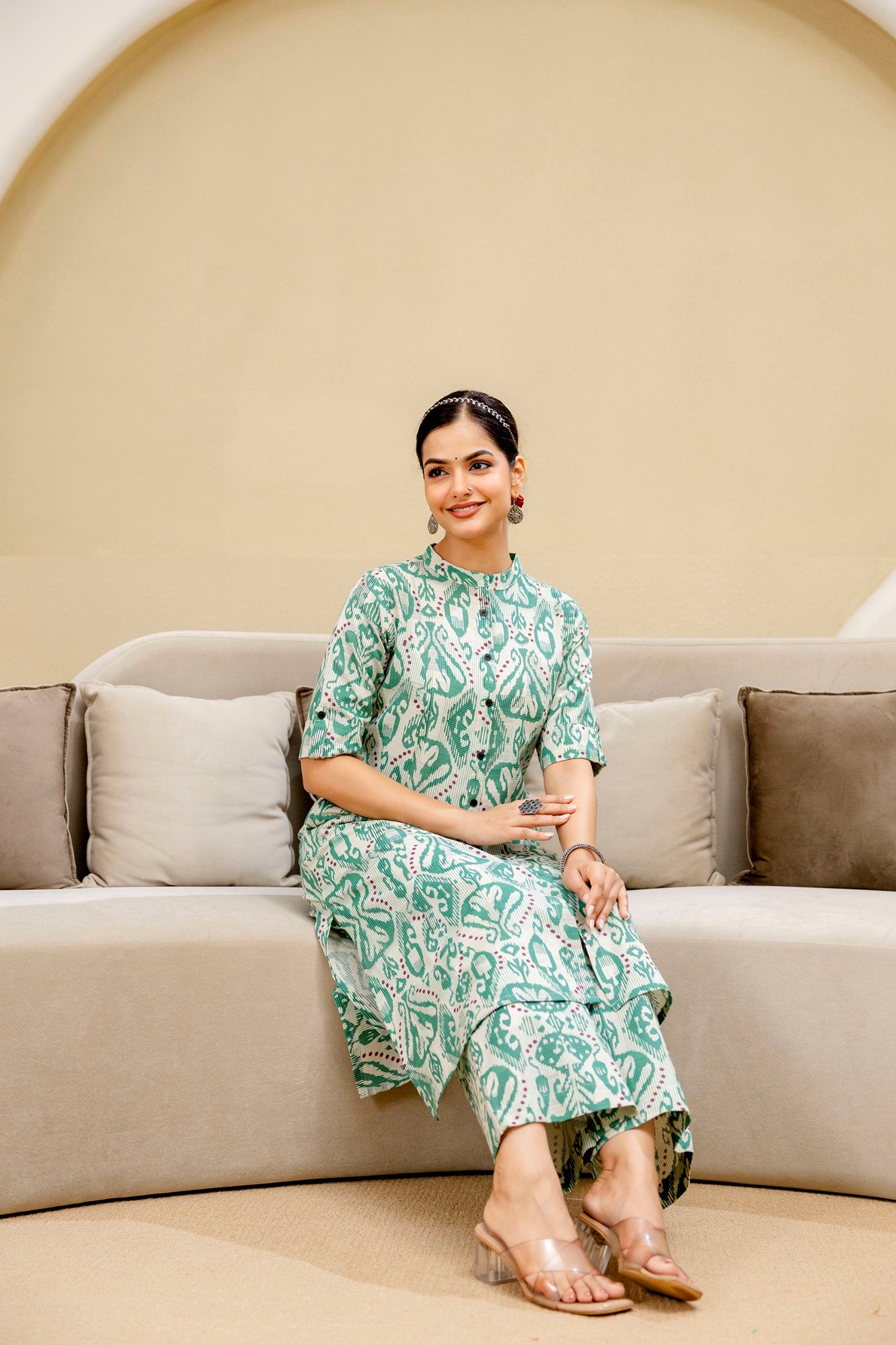 Ikkat suits for different occasions