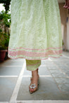 Mia Georgette HandEmbroidered Anarkali Set - The Jaipur Studio