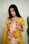 Tahira Muslin Double Layer Dupatta Set - The Jaipur Studio