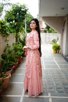 Reem Floral Double Layer Dupatta Set - The Jaipur Studio