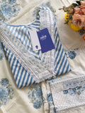 Sara Leheriya Cotton Detailed Farshi Salwar Set