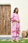 Dolly Muslin Floral Embroidered Pant Set - The Jaipur Studio