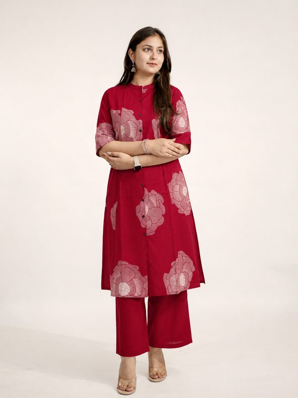 Arvika Cotton A-line Coord Set