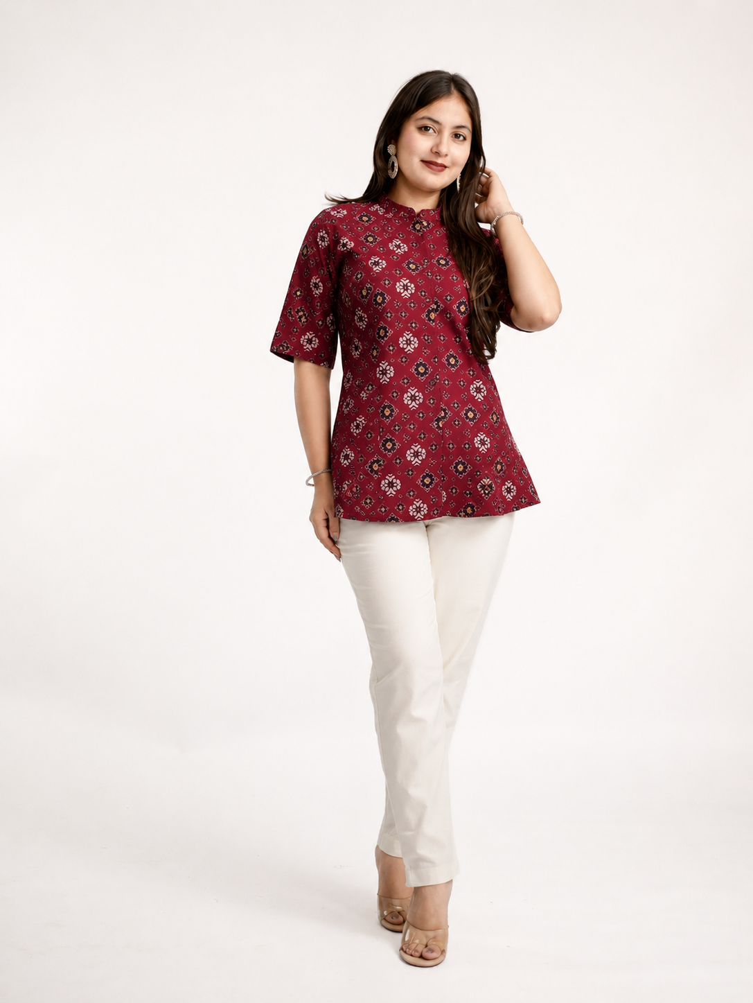 Juliee Cotton Breathable A-line Short Top
