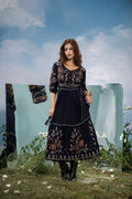 Elleza Cotton Embroidered Long Dress