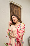 Dolly Muslin Floral Embroidered Pant Set - The Jaipur Studio