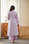 Alavya Cotton Angrakha Hand Detailed Cotton Pant Set - The Jaipur Studio