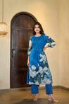 Avantika Mul Cotton A-line Pant Set - The Jaipur Studio