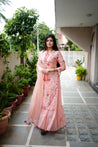 Reem Floral Double Layer Dupatta Set - The Jaipur Studio