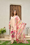 Dolly Muslin Floral Embroidered Pant Set - The Jaipur Studio