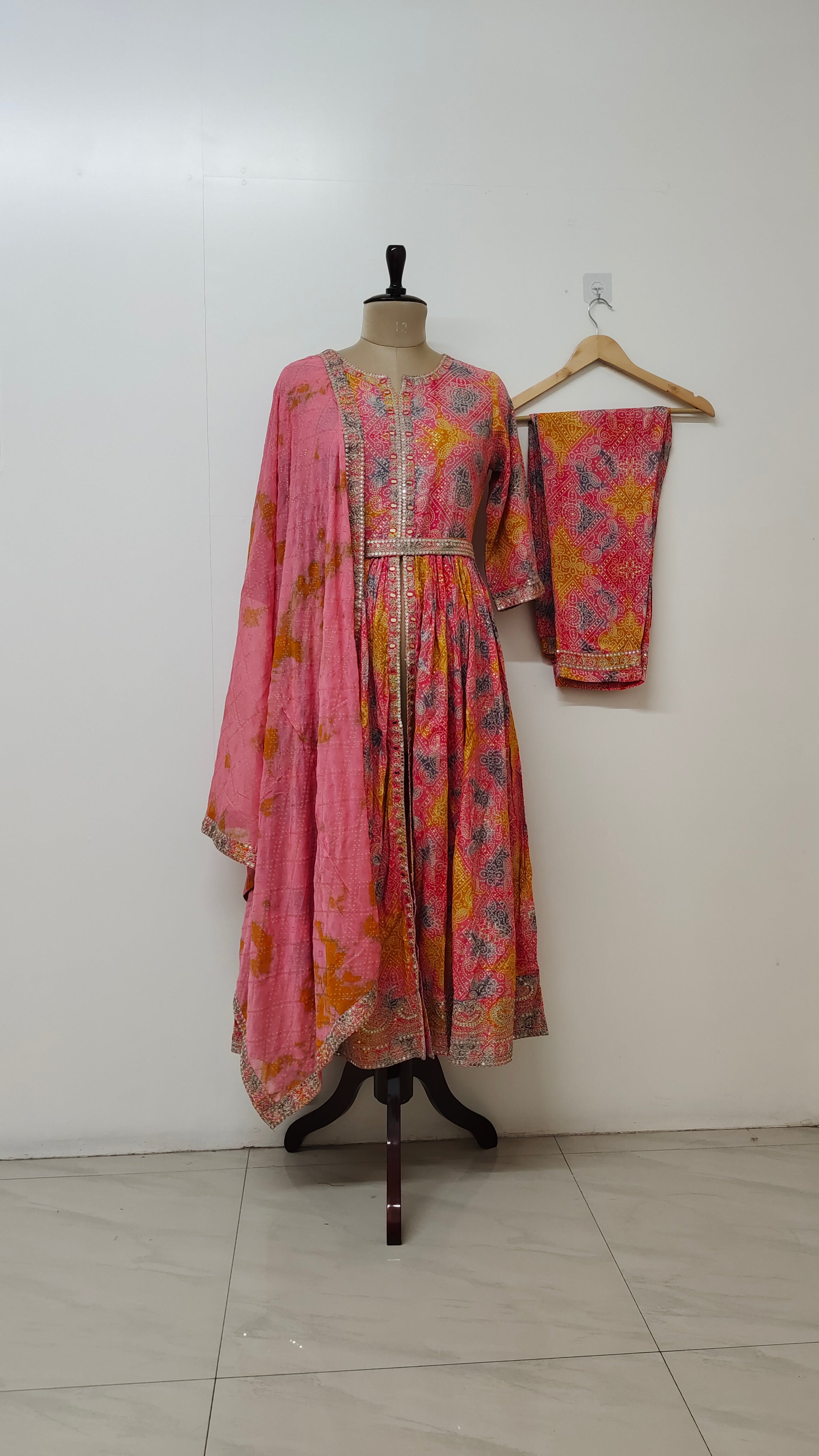 Mia Rayon MultiColor Festive Special Embroidered Pant Set