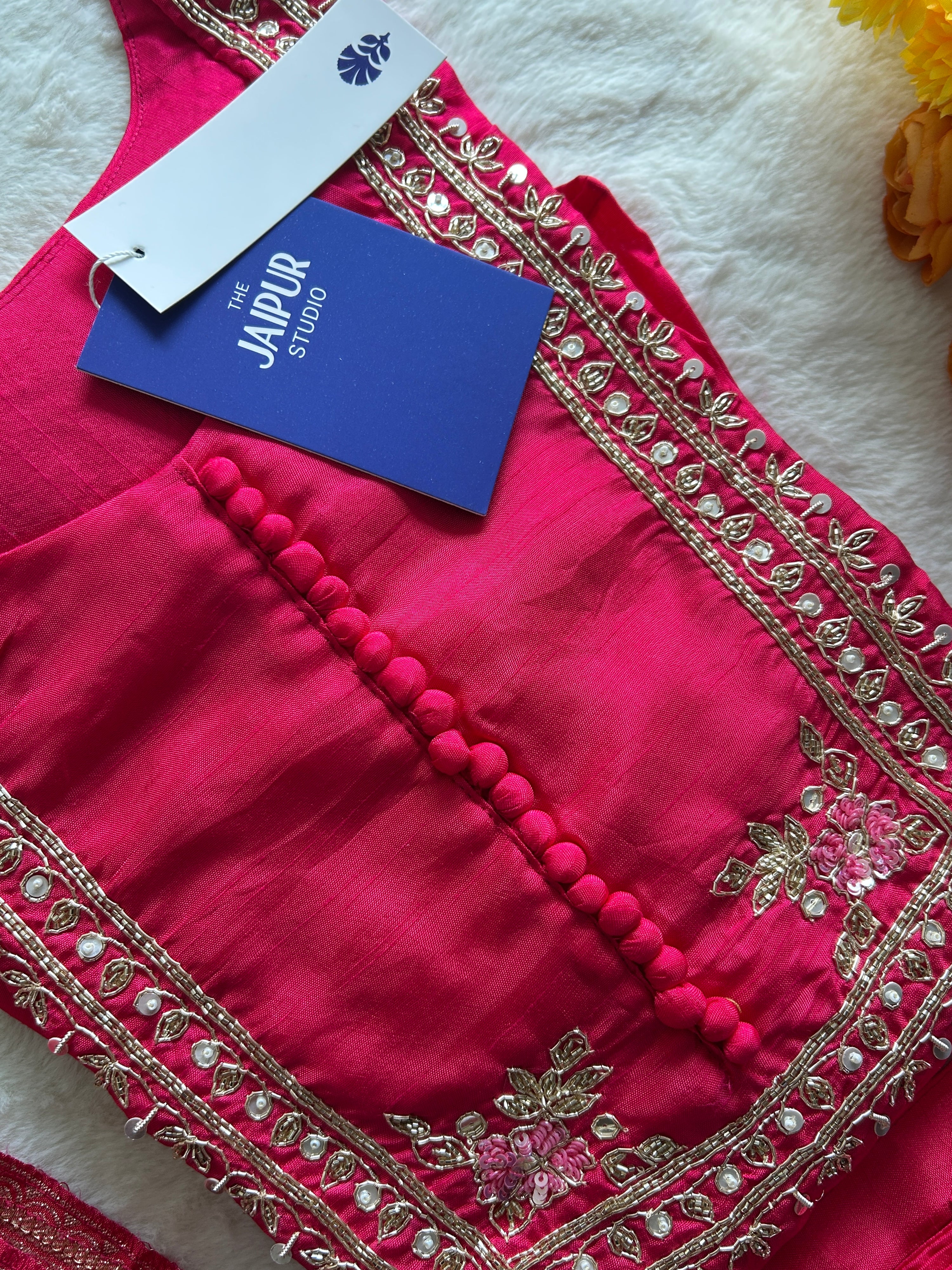 Shloka Silk Hand Embroidered Pant Set