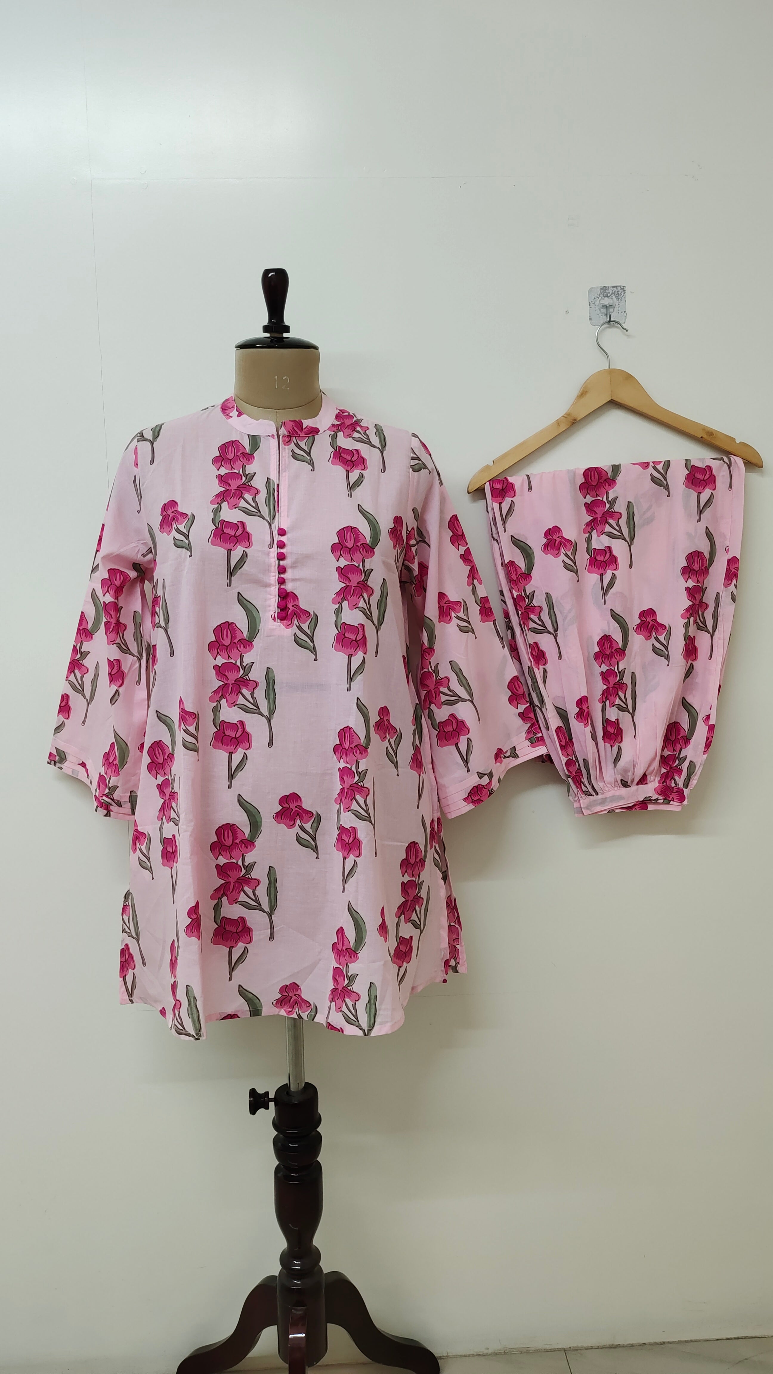 Gulbahar Cotton Floral A-line Coord Set