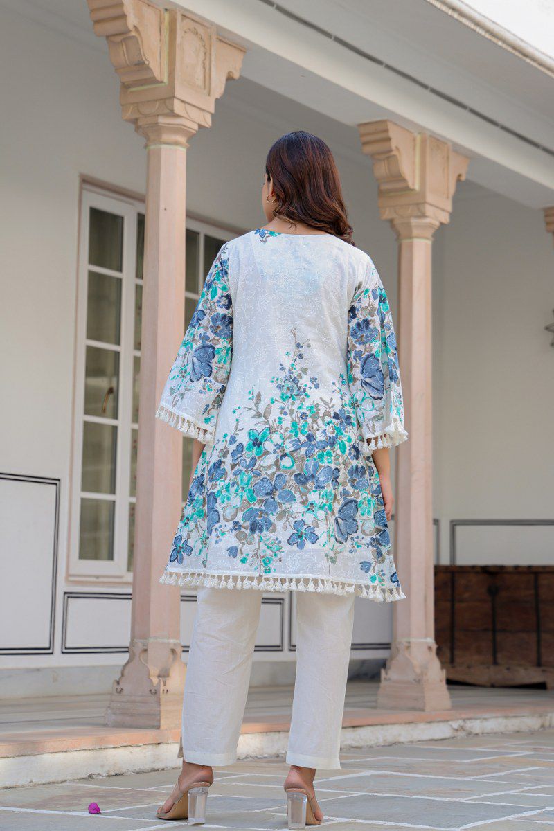 Kashvi Premium Mul Cotton Floral Coord Set - The Jaipur Studio