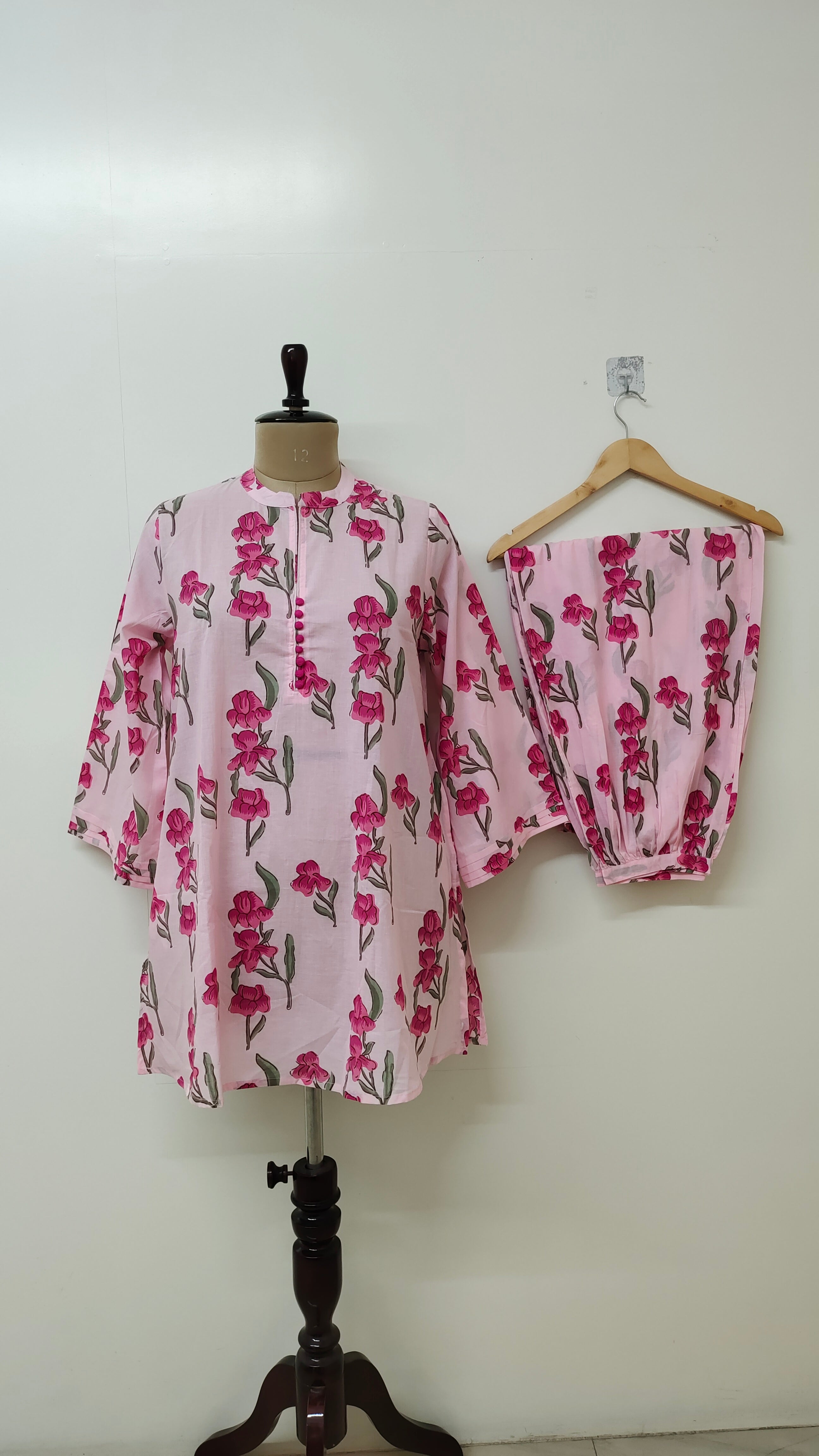 Gulbahar Cotton Floral A-line Coord Set
