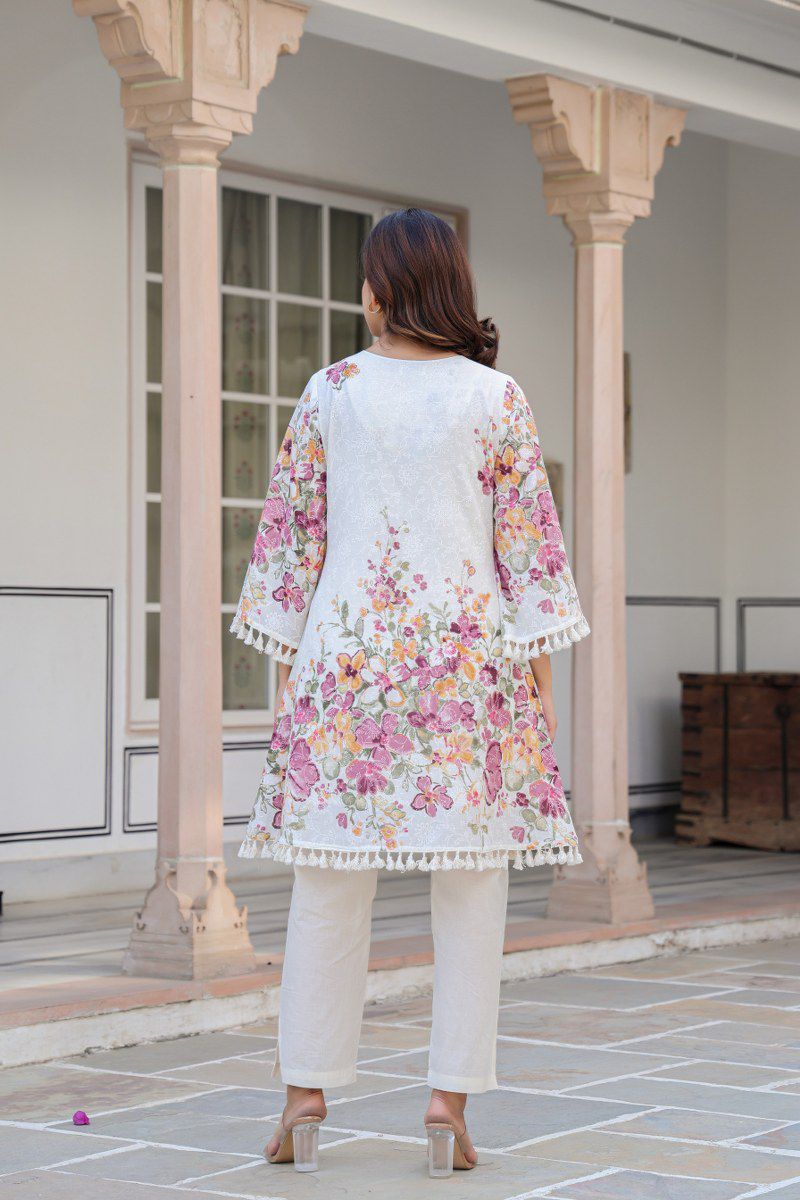 Kashvi Premium Mul Cotton Floral Coord Set - The Jaipur Studio
