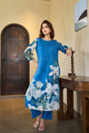 Avantika Mul Cotton A-line Pant Set - The Jaipur Studio