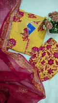 Lasya Premium Cotton Embroidered Pakistani Pant Set