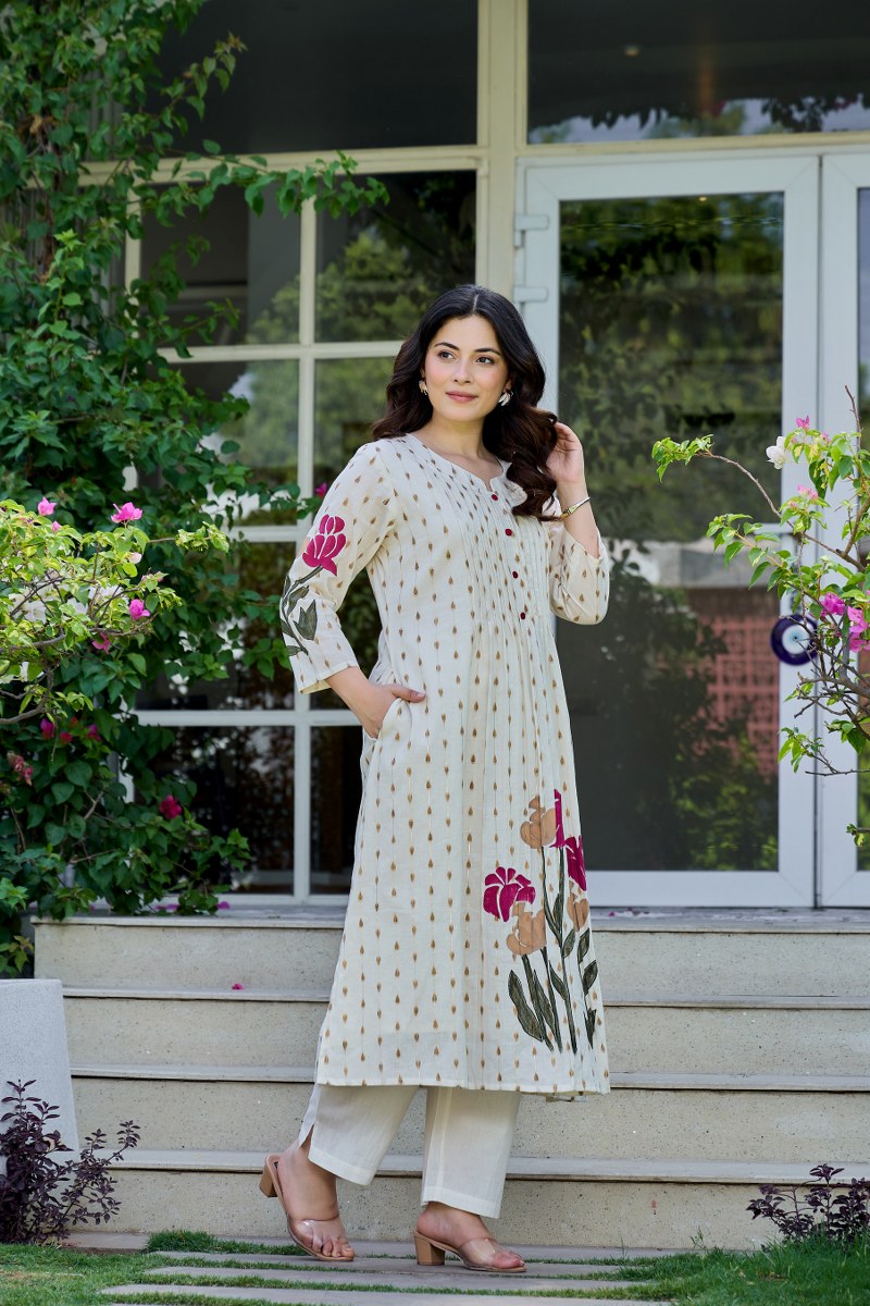 Falak Cotton A-line Pant Set