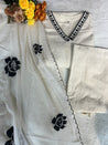 Mul Cotton Embroidered Pakistani Pant Set - The Jaipur Studio