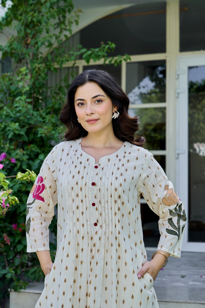 Falak Cotton A-line Pant Set
