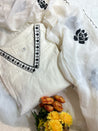 Mul Cotton Embroidered Pakistani Pant Set - The Jaipur Studio