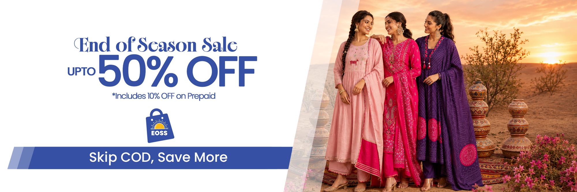 End of Season Sale - 40% OFF